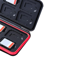 A32T-Large Capacity Anti-Shock Waterproof Mini Memory Card Case Multi-Grid Protector Cover For SD TF Card