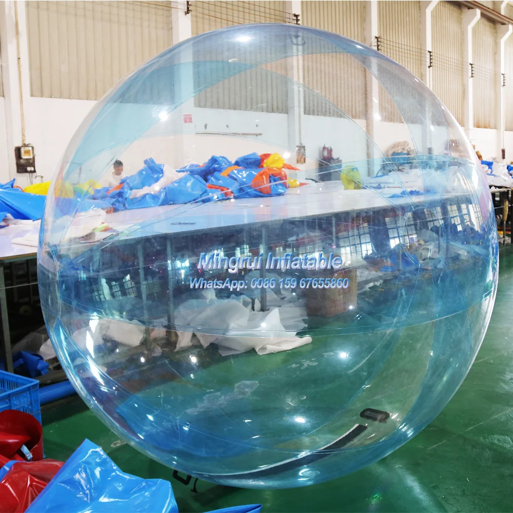 Inflatable PVC TPU Transparent Colorful Water Walking Ball, Water Park Games