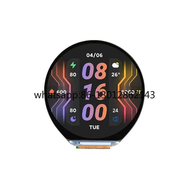 

1,46-дюймовый круглый сенсорный ЖК-экран ESP32-S3, динамик/WiFi/Bluetooth, плата разработки IoT