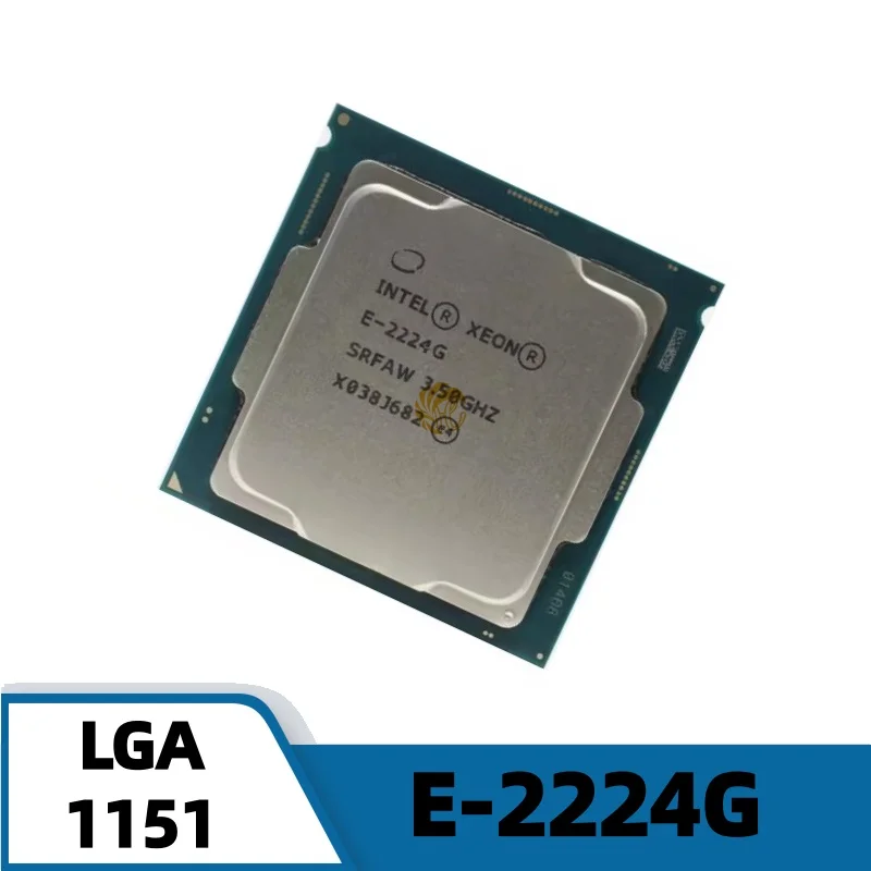 Xeon E-2224G E 2224G 3.5GHz 8MB 71W 4-Cores 4-Thread CPU FCLGA1151 for Server Motherboard C240