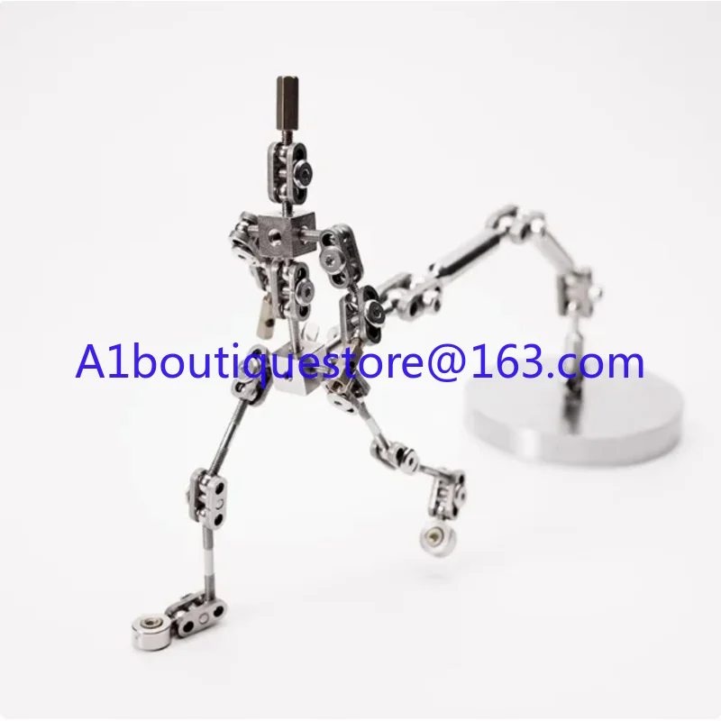 Stop Motion Animation Stand Stainless Steel Articulated Armature Puppet Prop Shooting All-Metal Fixture With