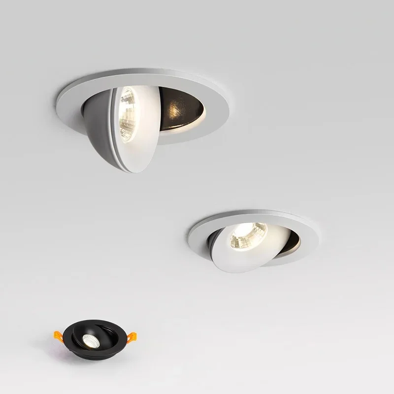 LED Ceiling Recessed Spot Light 5W7W9W12W15W18W COB Bulb Light 360 Degree Rotation Spot Lighting for Kitchen Bedroom Indoor Lamp