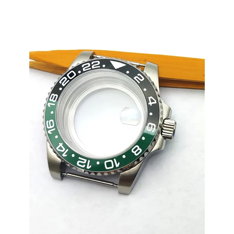 ملحقات التجميع 40 ملم هيكل من الفولاذ المقاوم للصدأ علبة ساعة ميكانيكية مقاومة للماء من الياقوت لحركة nh35