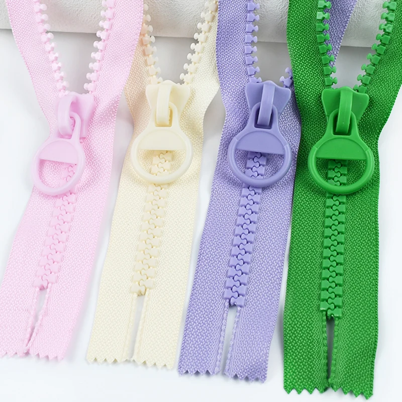 

1-5Pcs 20/25/30cm Large Resin Zippers for Sewing 10# No Endless Zip Replacement Bag Clothes Pockage Decorative Zips Repair Kits