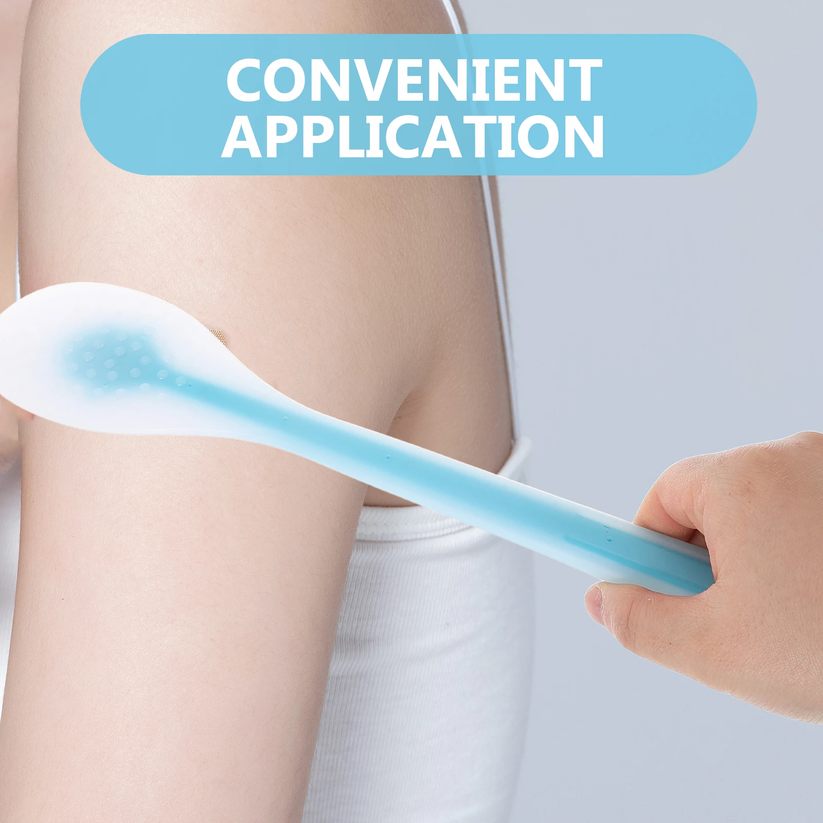 

Self Tanner Back Applicator Body Lotion Applicator Back Applicator for Cream Medicine for Back Shoulders and Legs Sky blue