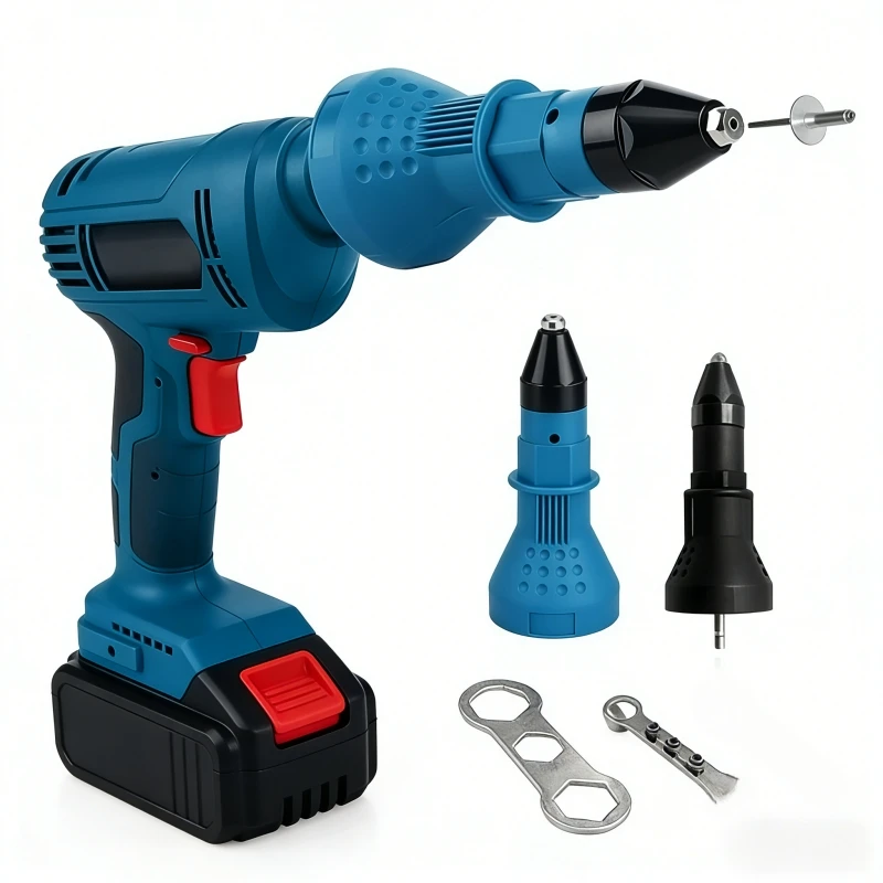 Riveting Drill Adapter Electric Rivet Nut Gun Riveting Tool Rivet Adapter Insert Nut Tool Cordless Riveting Drill Adaptor