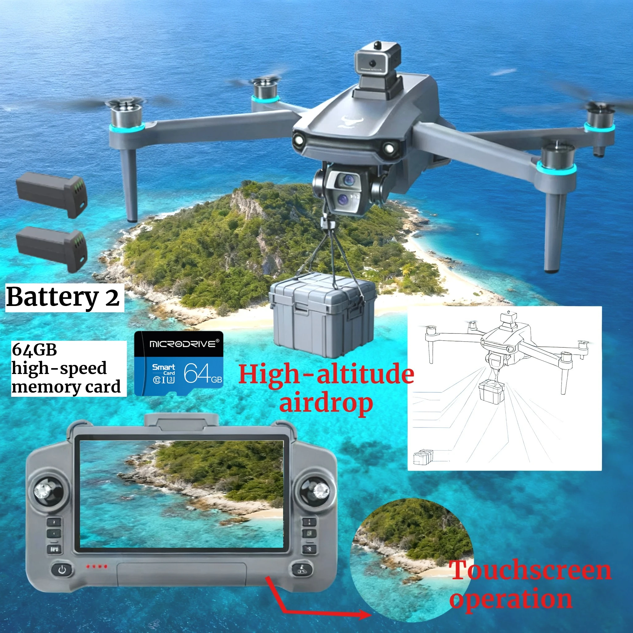 Drone Gps 8K Hd Cam… - image