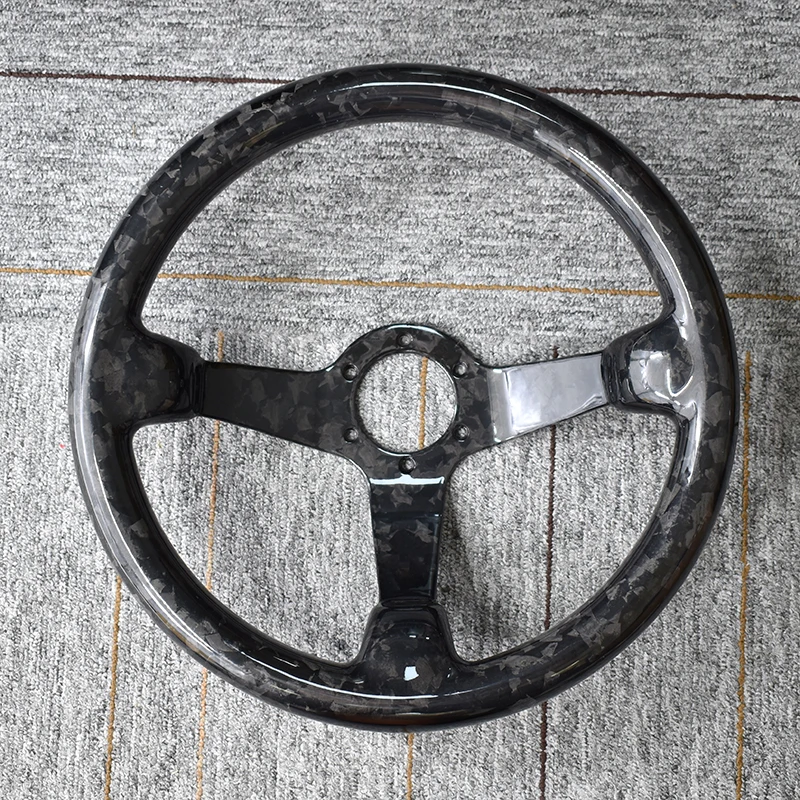 Universal 13.4 Inch Forged Carbon Fiber Racing Sport Steering Wheel Diameter 340mm