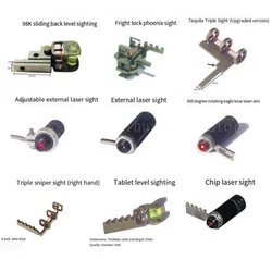 Sight Slingshot Accessories Laser Sight Slingshot Special Aim Five Aim Sniper Aiming Slingshot Accessories