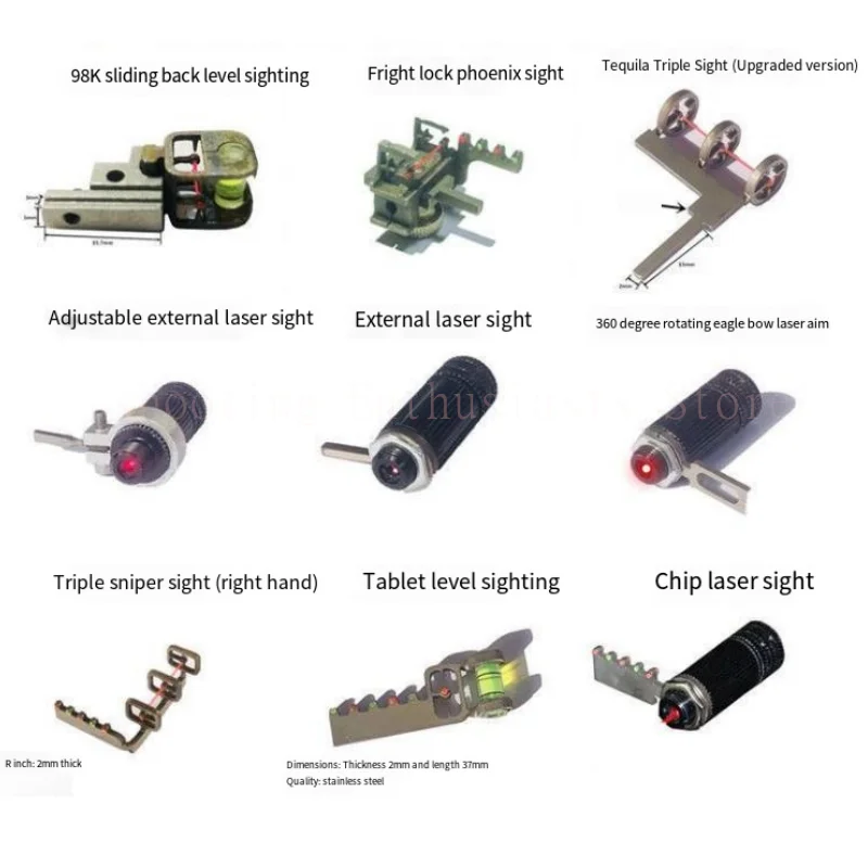 Sight Slingshot Accessories Laser Sight Slingshot Special Aim Five Aim Sniper Aiming Slingshot Accessories