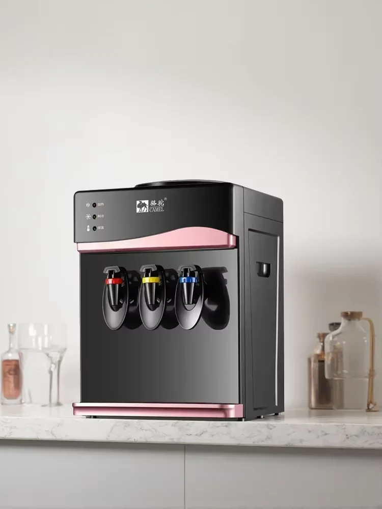 220V Three-Taps Water Dispenser for Home Cold Warm Hot Water Desktop Drinking Machine LYH