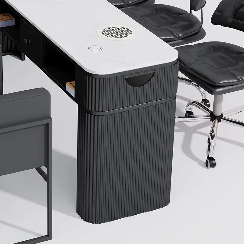 Professional Luxury Nail Table Simple Modern Creative Aesthetic Nail Desk Exquisite Trendy Postazione Unghie Salon Furniture