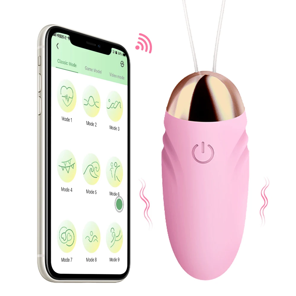 

App Wireless Bluetooth Remote Control Wearing Vibrator Dildo Clitoris Female Vaginal Vibrator Ball Vibration Sex Toy For Women