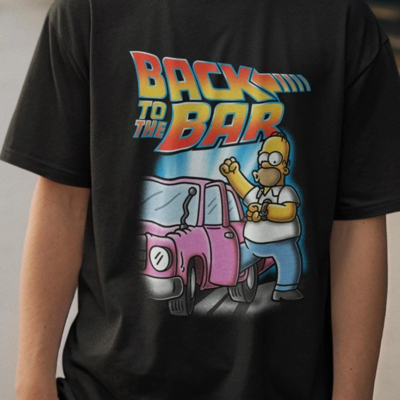 Bartman Bart Simpson los Simpson regalo divertido camiseta Unisex con cuello en V sudadera con capucha camiseta sin mangas para hombres mujeres niños camiseta