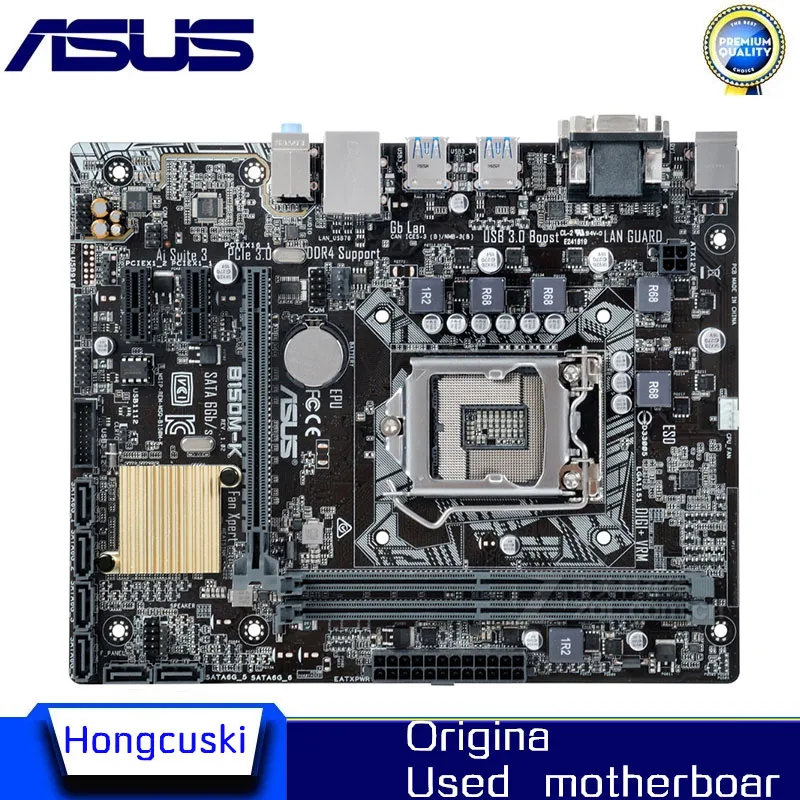 For ASUS B150M-K LGA1151 LGA 1151 For Intel B150 motherboard Socket LGA1151 DDR4 SATA3 Desktop motherboard