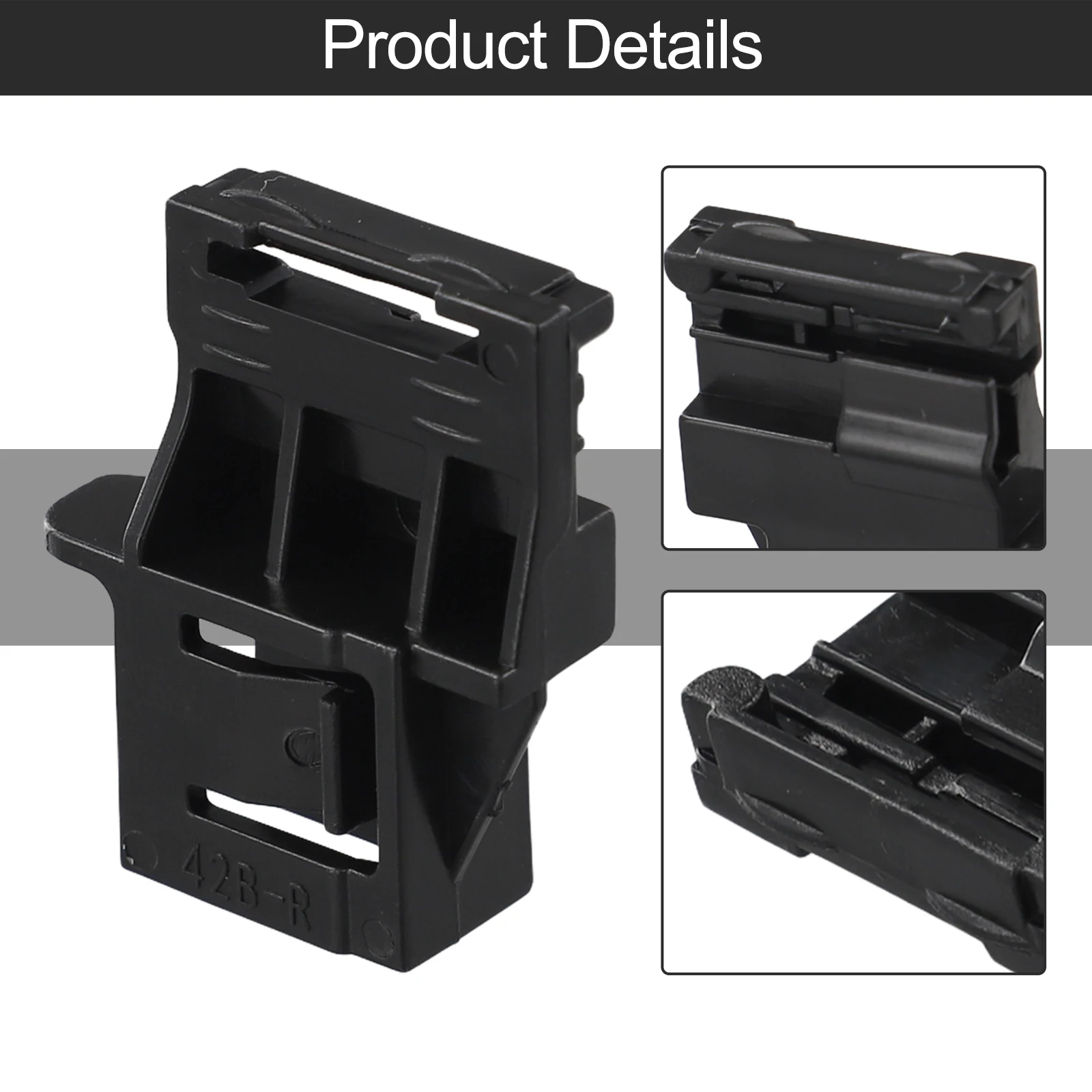 Set Sunroof Sun Visor Air Outlet Car Storage Bag Carb Chainsaw Clamp Plate Dome Material:plastic R Fixed Buckle