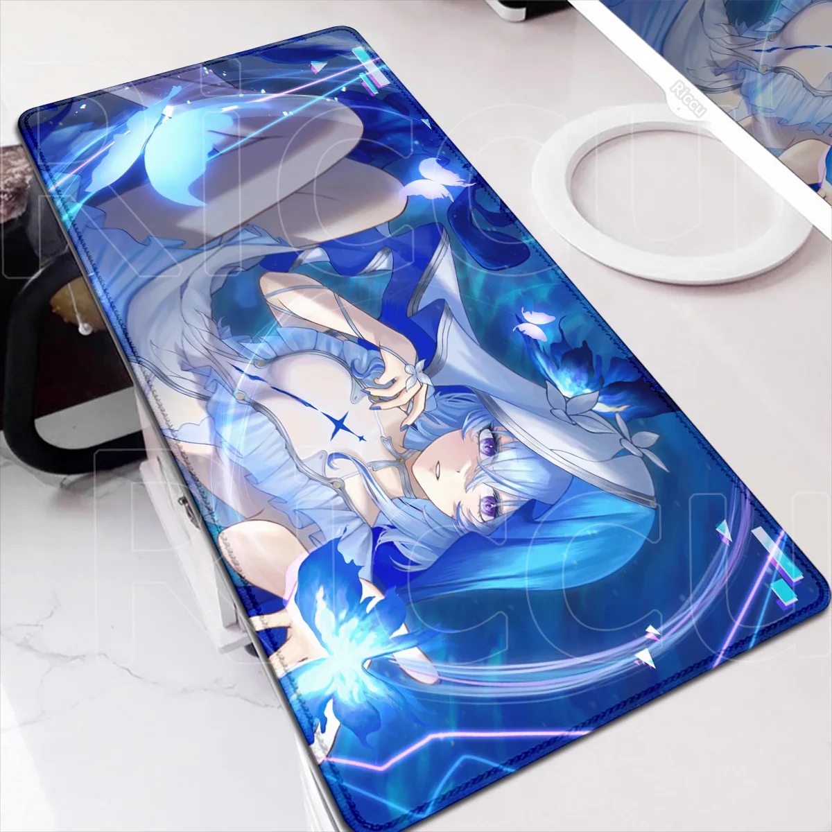 

Wuthering Waves Shorekeeper Rubber Anti-slip Mouse Mat XXL Computer Desktop Anime Decoration Cushion Washable Gamer Keyboard Pad