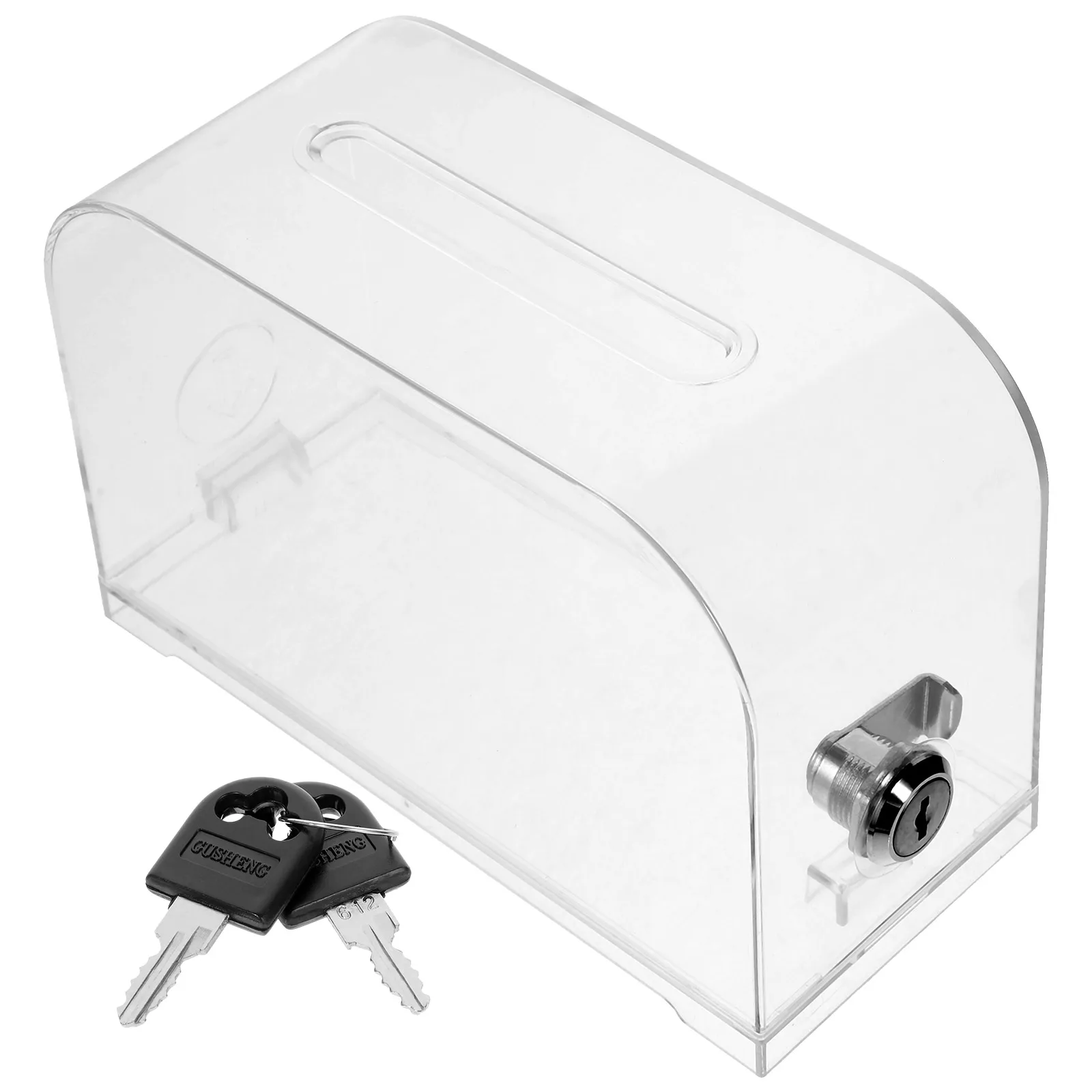 

Business Acrylic Capacity Desktop Holder Organizer Box Container For Business Card Holder Office Card Collection