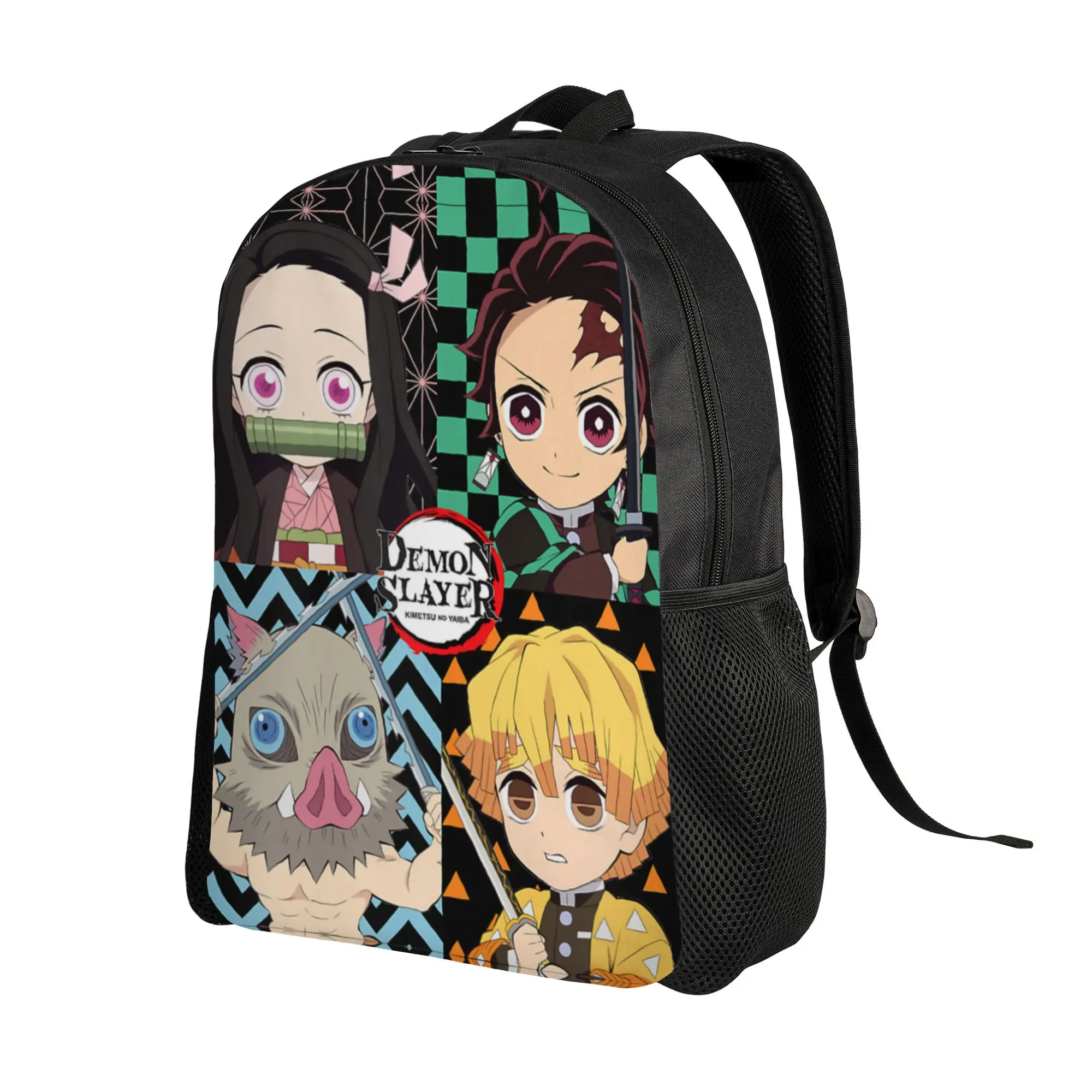 Demon Slayer Kimetsu backpacks no Yaiba Tanjiro Nezuko Adorable Daypack  mochila Office Work Large Capacity Rucksack