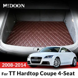 Car trunk mat for Audi TT Hardtop Coupe Four seat 2008 2009 2010 2011 2012-2014 cargo liner carpet interior accessories cover