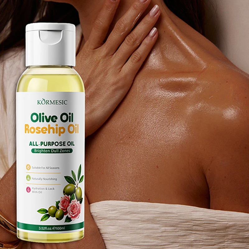 Tightening Moisturizing Body Massage Oil Olive Rosehip Hydrating Nourishing Smoothing Firming Body Care Essential Oil Skin Care
