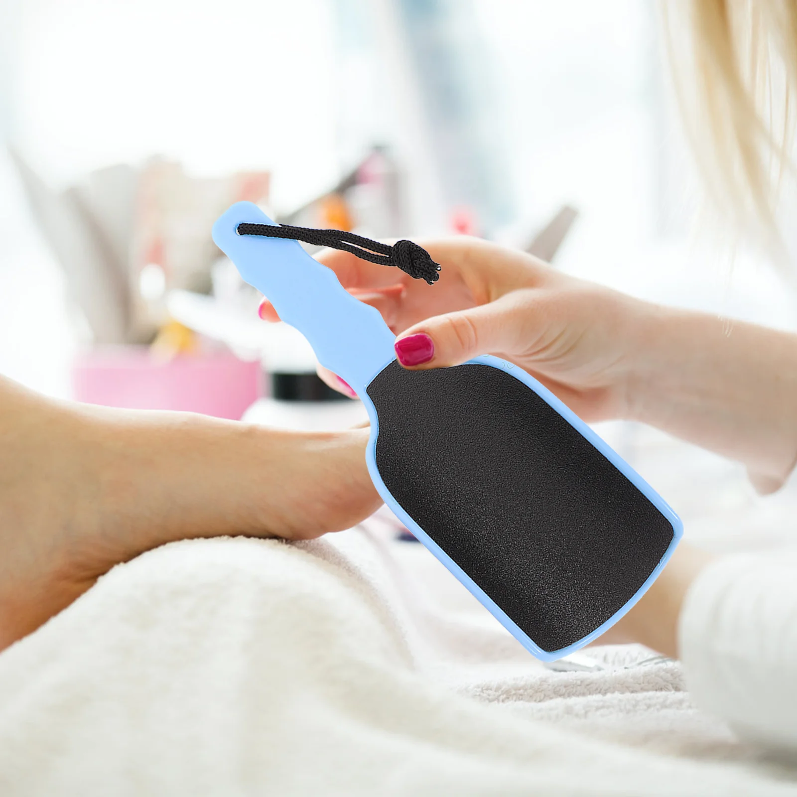 2 stuks duurzame voetvijl dubbelzijdig pedicure eeltrasp dode huidverwijderaar comfortabel handvat voor thuisprofessional