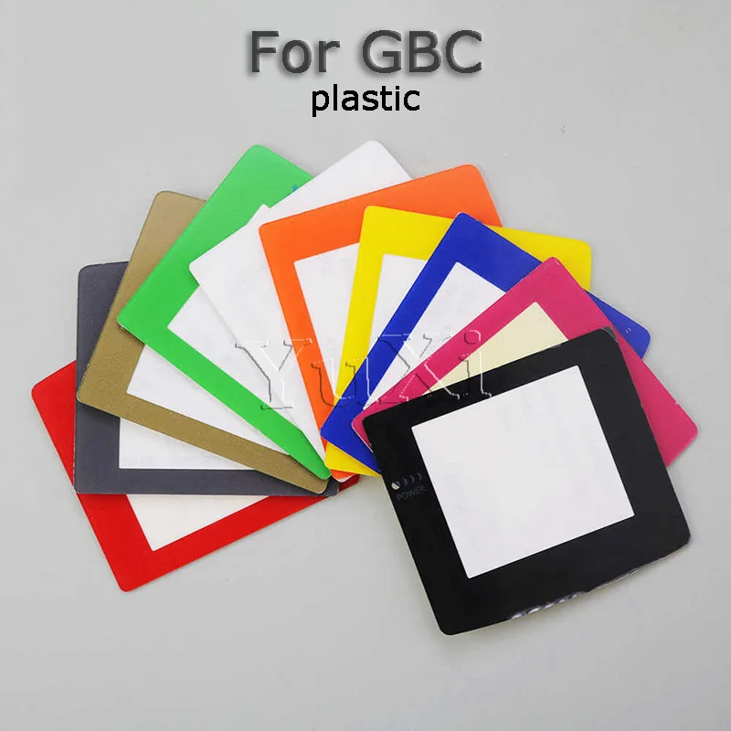YuXi-Protector de lente para GBC, cubierta de lente de pantalla de repuesto, pantalla de plástico DMG, espejo, Panel de plástico resistente a los arañazos, 1 unidad