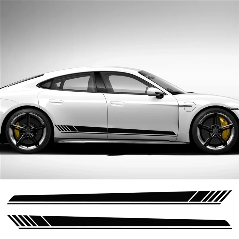 Vinyl Body Decals Sports Racing Long Universal DIY Styling Car Stickers Stripe for 2PCS