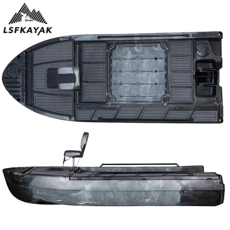 LSF Kayak New HDPE Electric Large Boat 4.2M X 1.7M With Best View And Comfortably Seats 4 People
