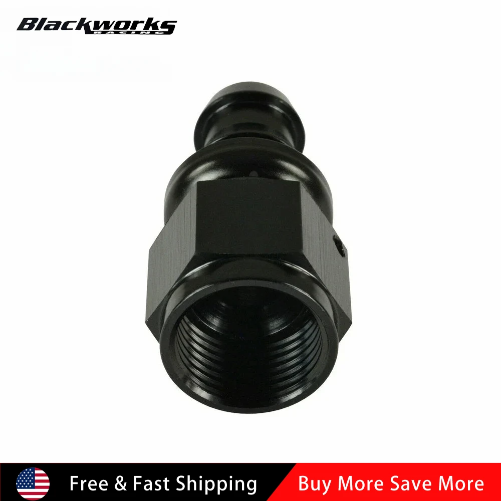 AN4/10 Push-on Lock Hose End Barb Hose Fitting End Oil Fuel Line 0° 45°