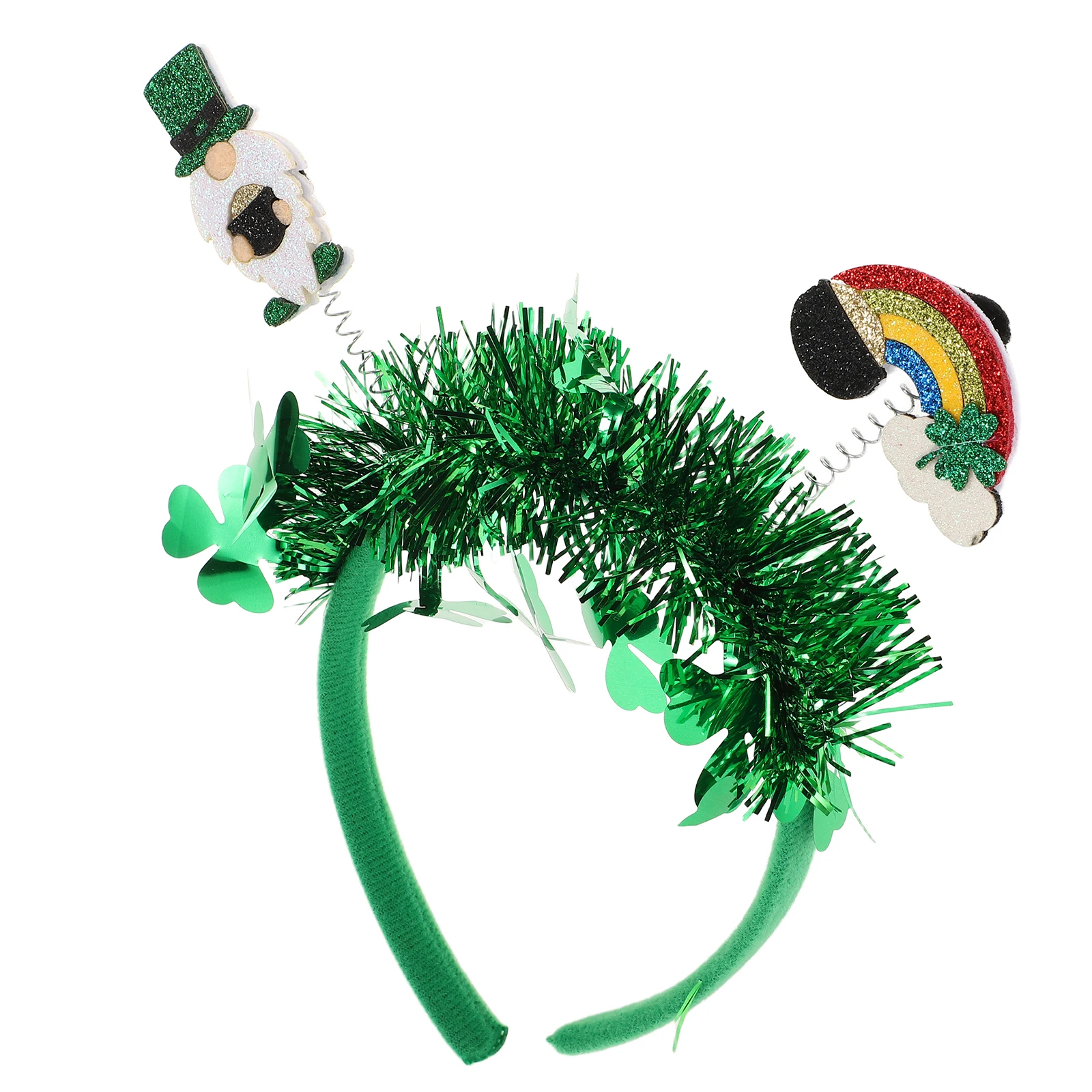 

Green Headb Patricks Day Decorations Costume Sweatb Elasticity Shamrock Party Hairb s Satin St Patrick Costume Accessories