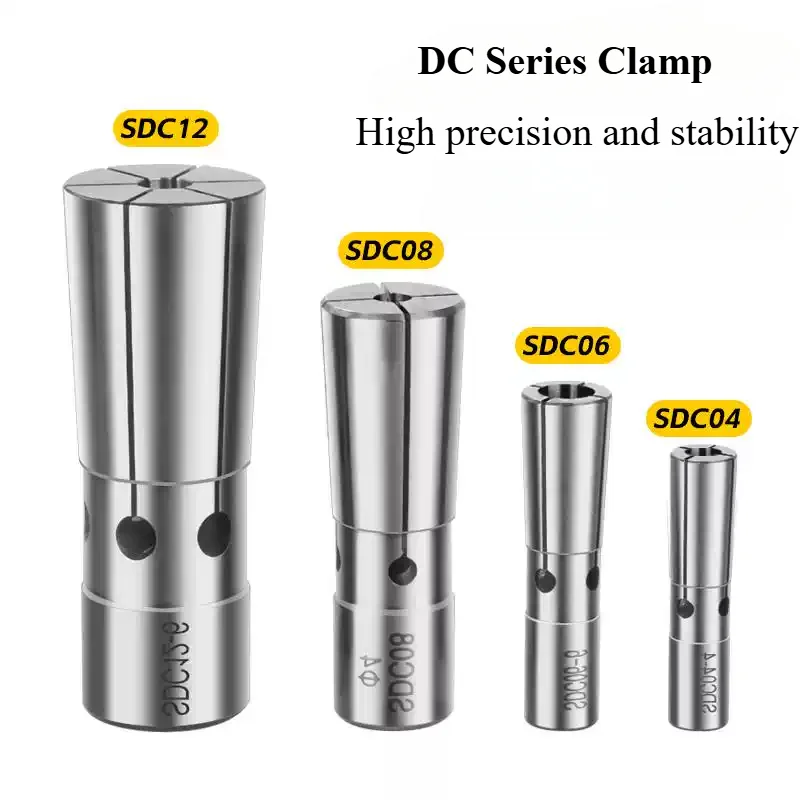 

SYS High Precision Rear Pull Tube Clamp DC Elastic Tube Clamp DC04 DC06 DC08 DC12 Rear Pull Handle Chuck Rear Pull Long Rod