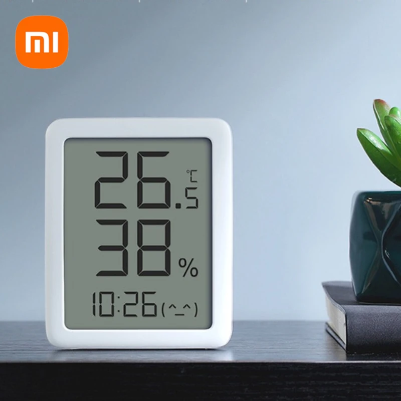 Xiaomi-mijia Termômetro Display Digital Grande Mijia Miaomiaoce Mmc Tela E-ink Temperatura Eletrônica Higrômetro Medidor