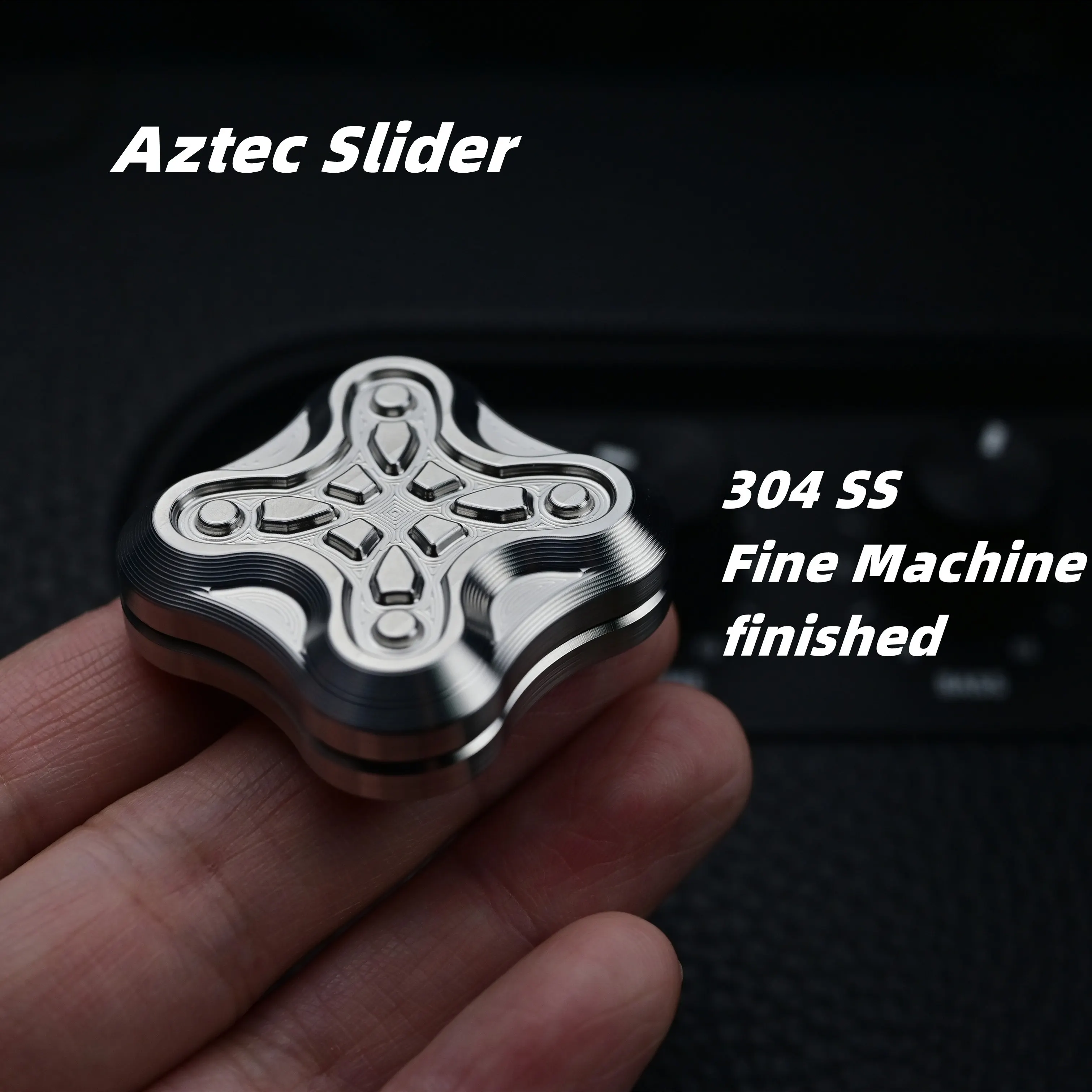 

Aztec Kinetics Asia Pacifi EDC Unlimited Pushing Slider Fidget Slider Игрушки из нержавеющей стали