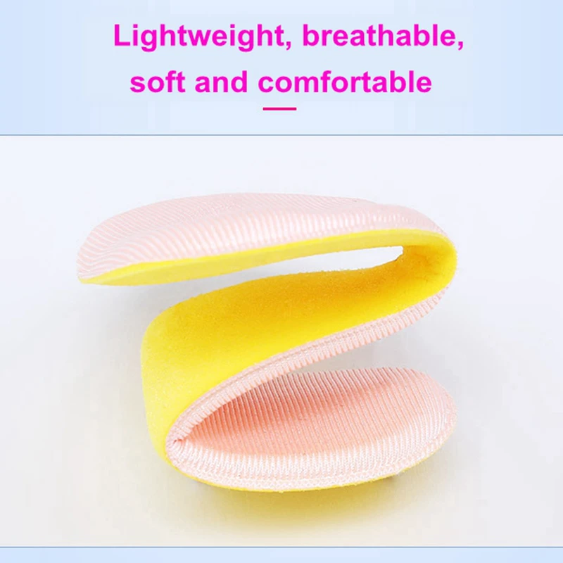 1Pair New Heel Protector Cushion Pads for Women T-Shape High Heel Grips Liner Arch Support Orthotic Shoes Insert Insoles Foot