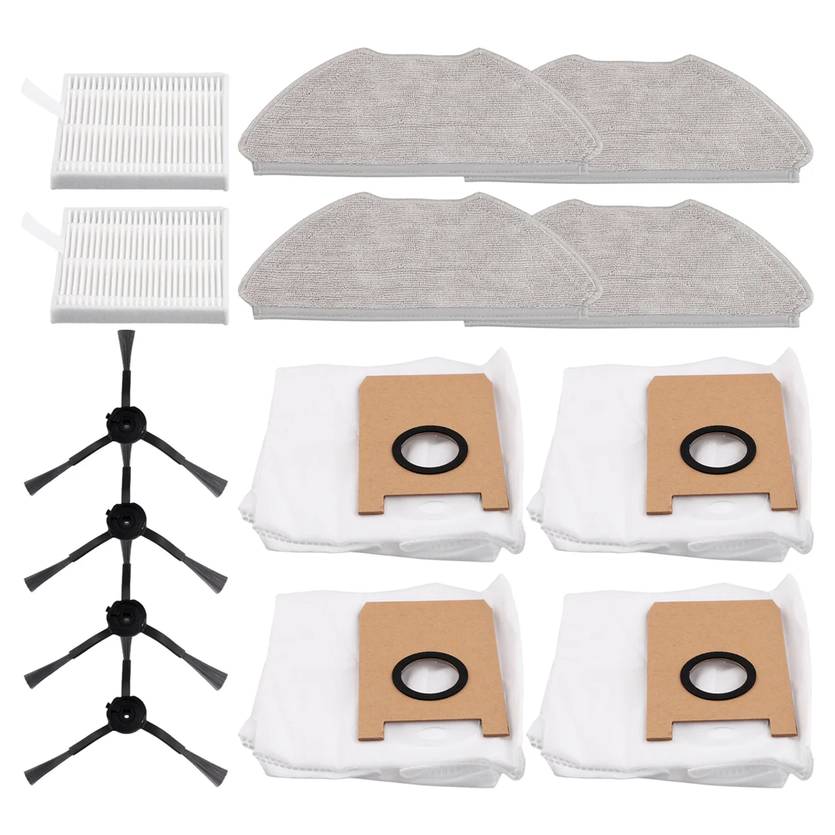 Новые сменные аксессуары для роботов AIRROBO T20, HEPA-фильтры, боковые щетки, мешки для пыли, запасные части