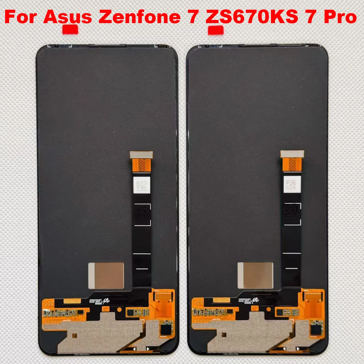 Pantalla LCD AMOLED Original de 6,67 pulgadas para Asus Zenfone 7 ZS670KS 7 Pro ZS671KS, Panel táctil digitalizador con marco para Zenfone 7 Pro