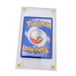 5pcs Card Holder Screw Trading Card Protector 35 PT Baseball Card Protectors for Football Sports Game Cards Storage Display