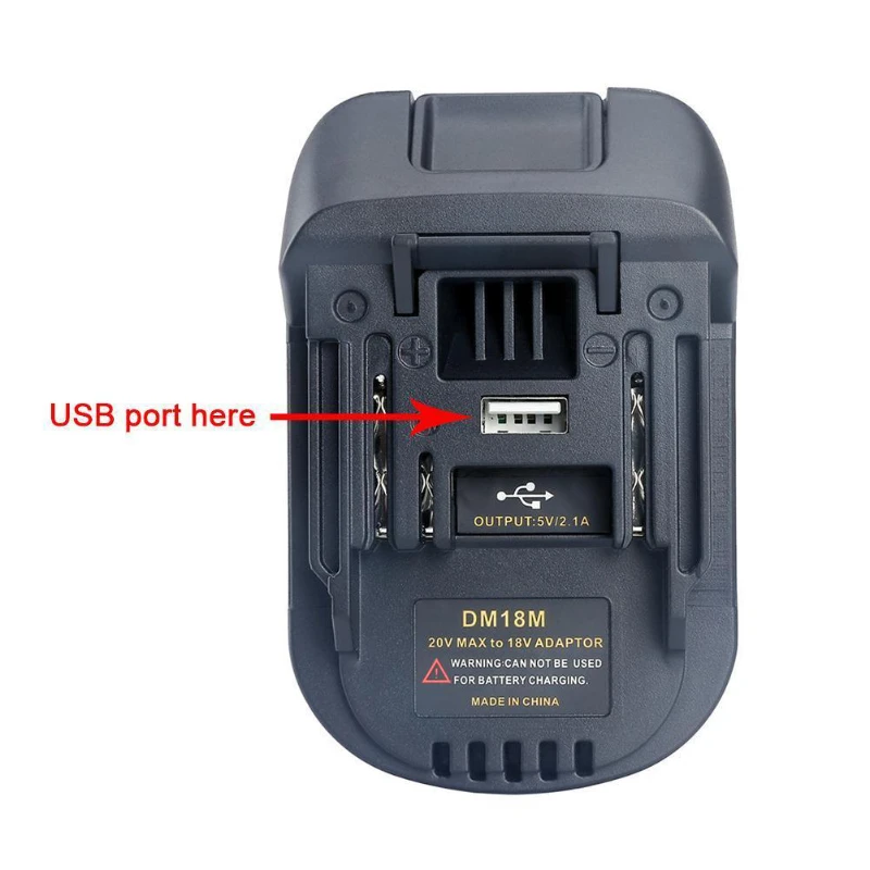 Battery Adapter For Milwaukee For Dewalt to Makita Bl1830 Bl1850 Batteries For Dewalt battery tools DM18M