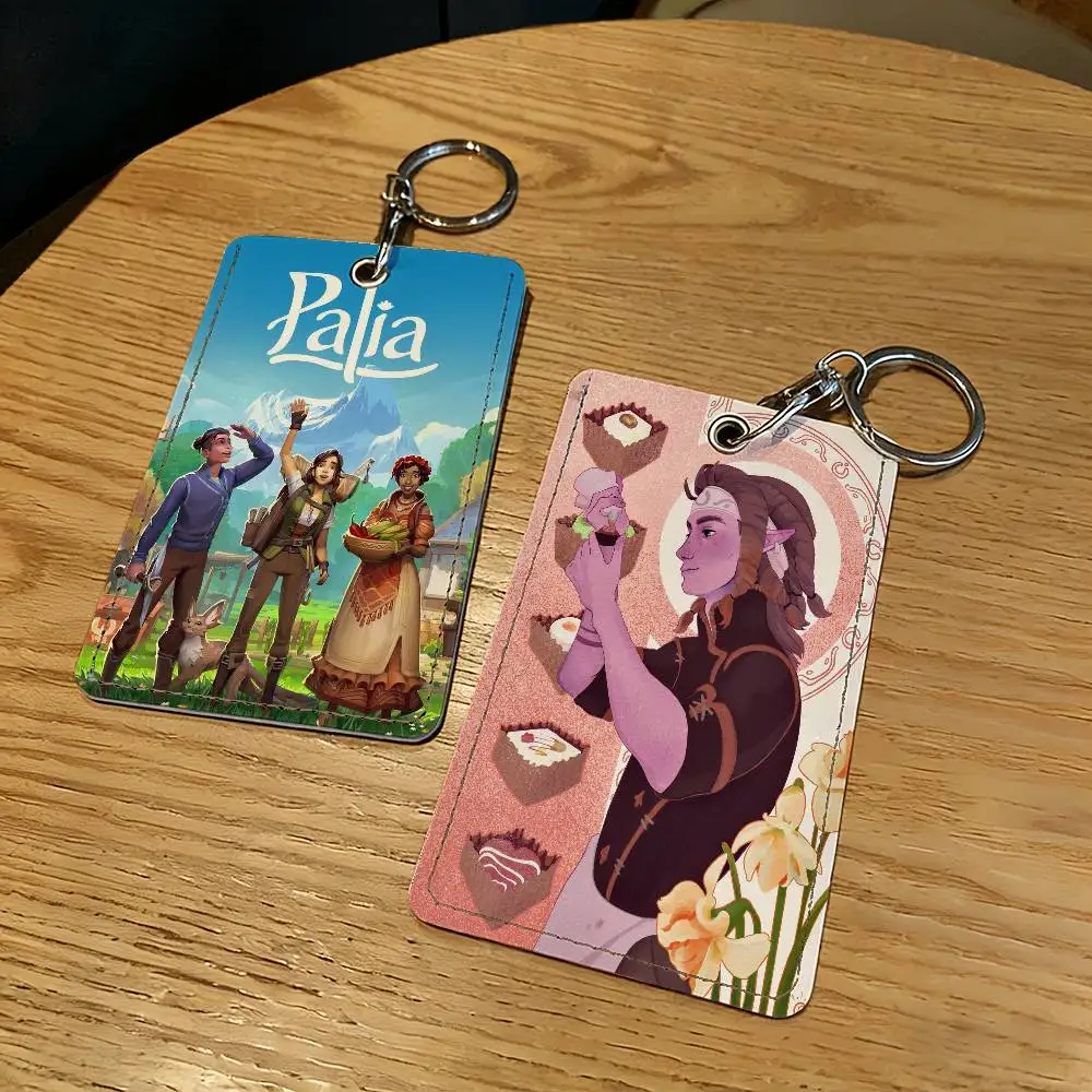 Estuche Protector para Tarjetas de Juego P-Palia, Llavero, Anillo para Llaves, Cerradura de Puerta, Acceso, Regalo de Seguridad