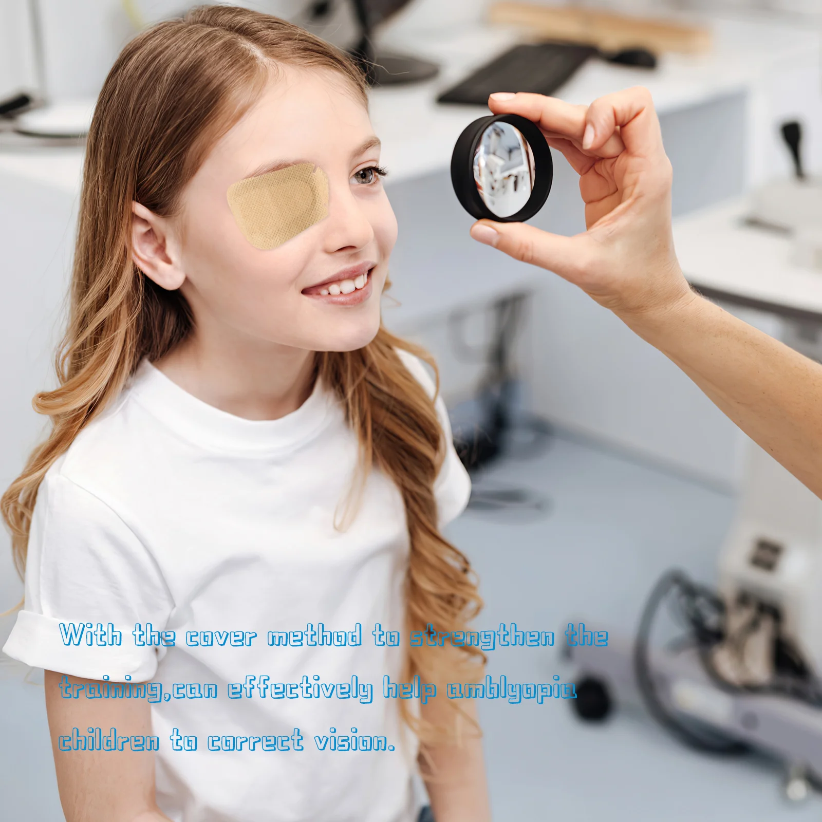 20 ชิ้น Eyepatch สําหรับเด็ก Amblyopia Patchees การ์ตูน Orthoptic Corrected Eyeshade แพทช์