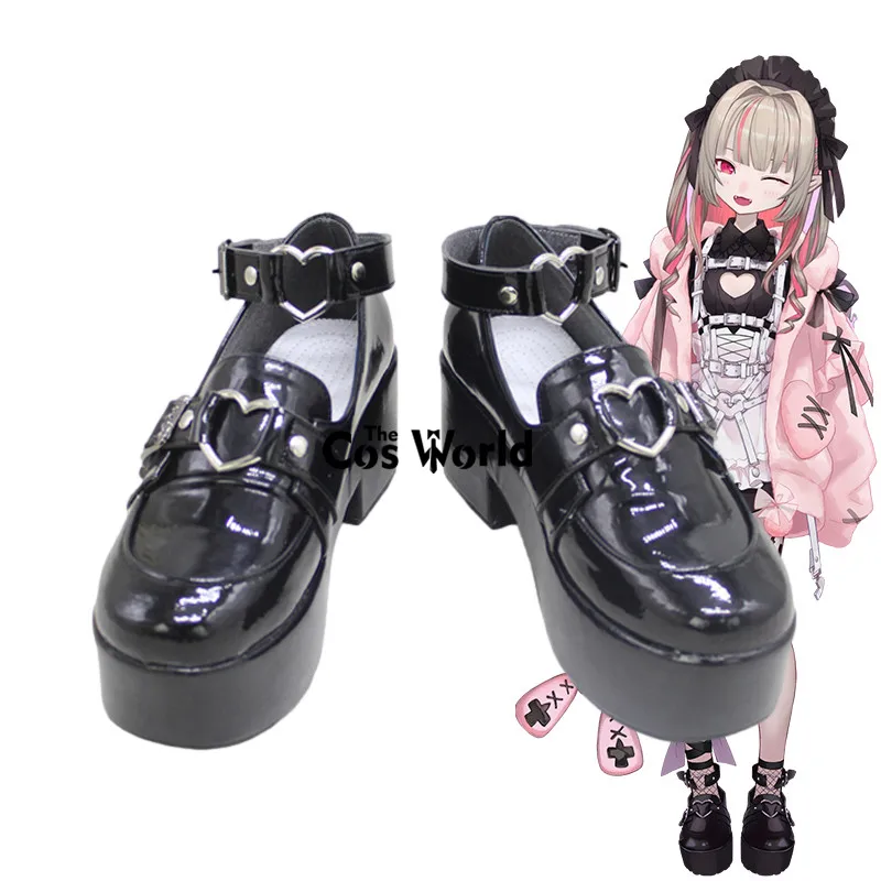 YouTuber Virtual VTuber Makaino Ririmu Customize Anime Cosplay Shoes Boots