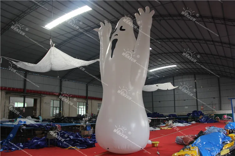 Inflatable Ghost Decoration, Halloween Festival Model, Custom Advertising Inflatable for Outdoor Events Use