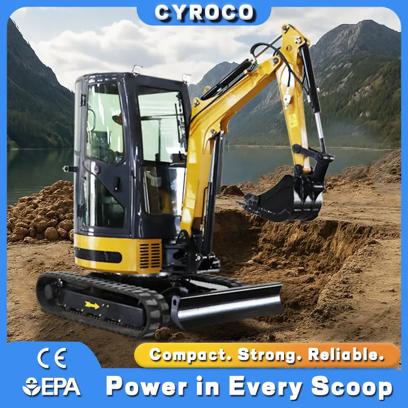 حفارة صغيرة 1 طن 2 طن محرك كوبوتا مخصص EURO 5 حفارة محرك الديزل حفارة زاحفة التسليم السريع