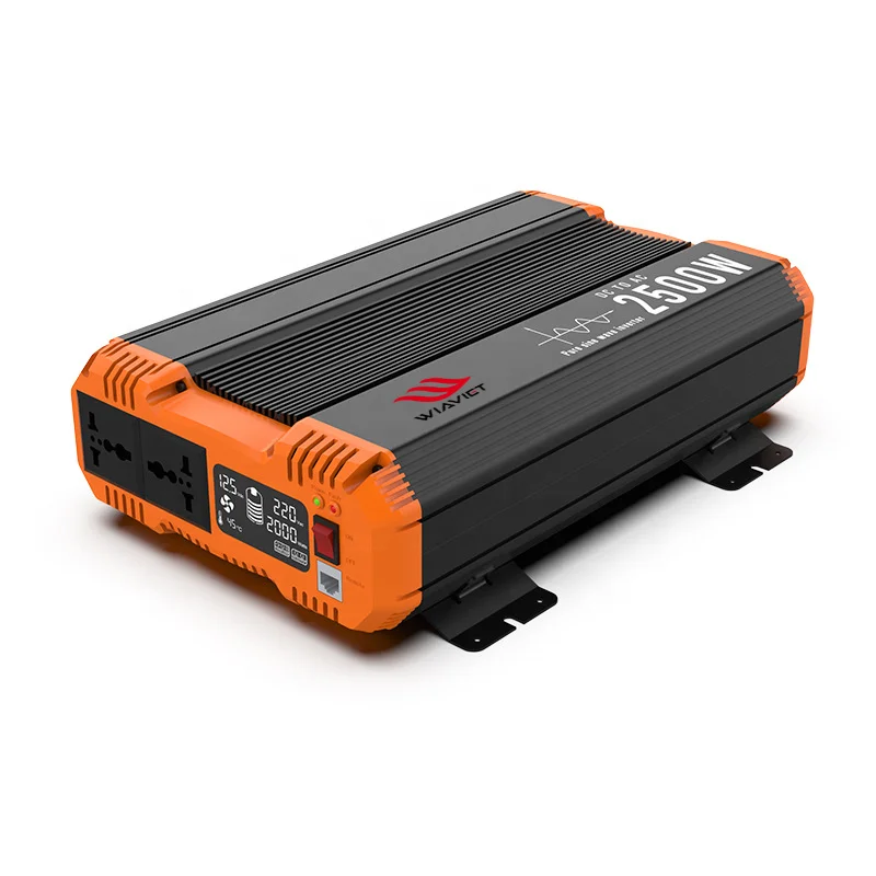 

WIAVIET Pure Sine Wave Inverter 12V24V To 220V/110v Car Mounted Home High Power Outdoor Stalls RV Camping Hybrid Inverter