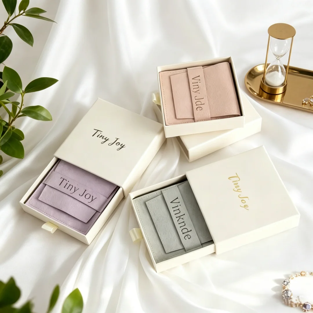 boite-de-rangement-de-luxe-pour-bijoux-8x8x25cm-avec-design-coulissant-en-papier-incluant-un-tiroir-et-des-sacs-en-microfibre-62x62cm-pour-l'emballage-des-boucles-d'oreilles