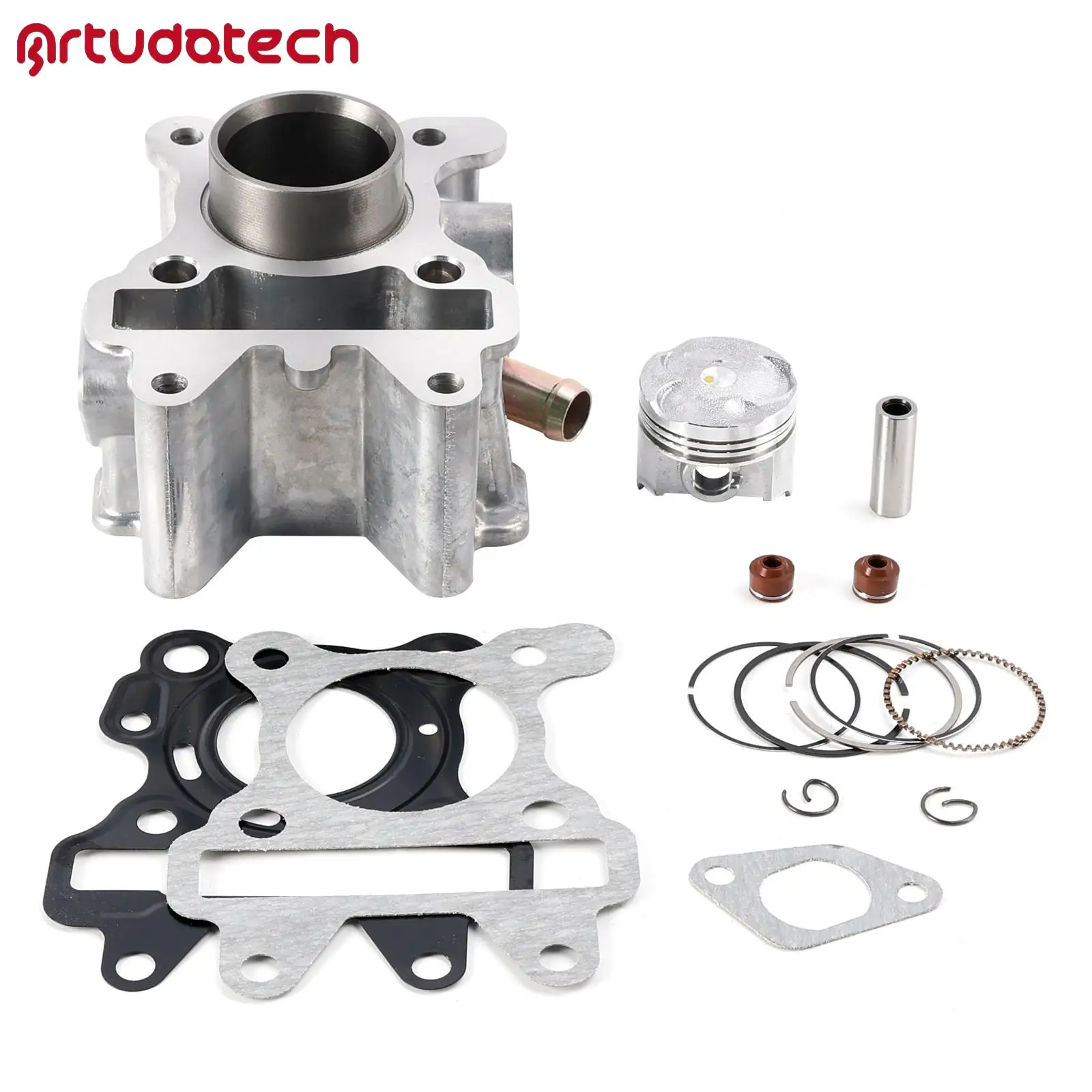 50cc Cylinder Piston Top End Kit for Yamaha Aerox Giggle Neos Vino 50 4T LC