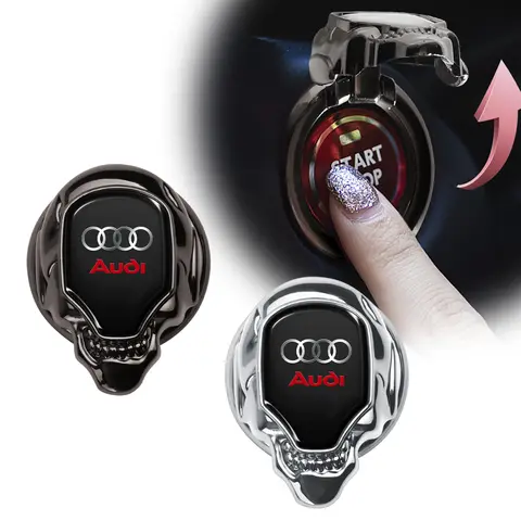 Car One Button Start Protective Cover Ignition Device Sticker For Audi S A1 A3 8P A4 B5 B6 B7 B8 A5 A6 C5 C6 A7 A8 Q3 Q5 Q7 TT R