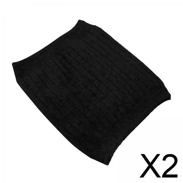 

2xУнисекс кашемировый пояс, теплый пояс для живота, черный пояс
