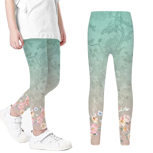 Children\'s Clothing LaceLeggings Personal Fashion Printing Pants